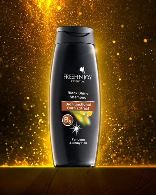 Fresh.N.Joy  Shampoo - Black Shine with Bio Functional Corn Extract