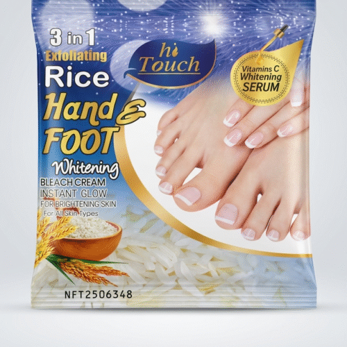 Rice Hand and Foot Whitening Bleach Cream Sachet
