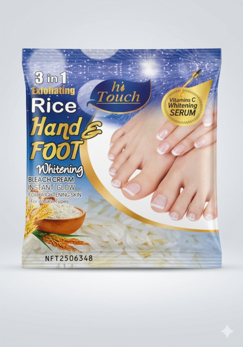 Rice Hand and Foot Whitening Bleach Cream Sachet