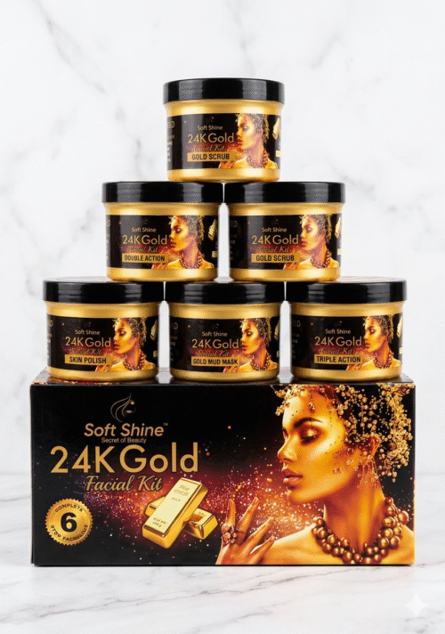 Soft Shine 24K Gold Facial Kit