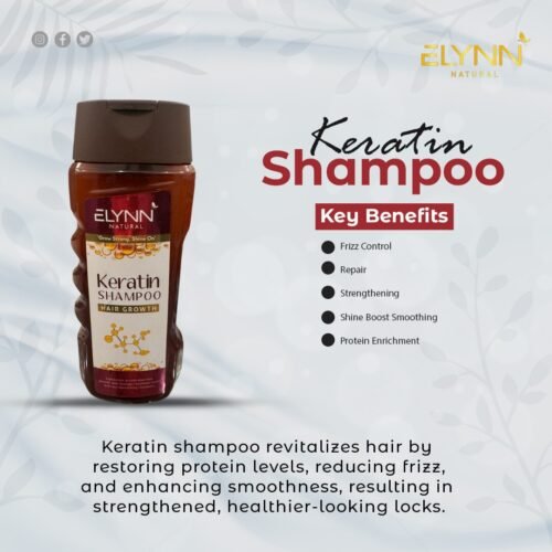 ELYNN Natural Keratin Shampoo - 440ml