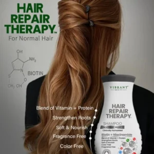 Vibrant Beauty Hair Repair Therapy Shampoo (Biotin + Niacinamide) 400ml