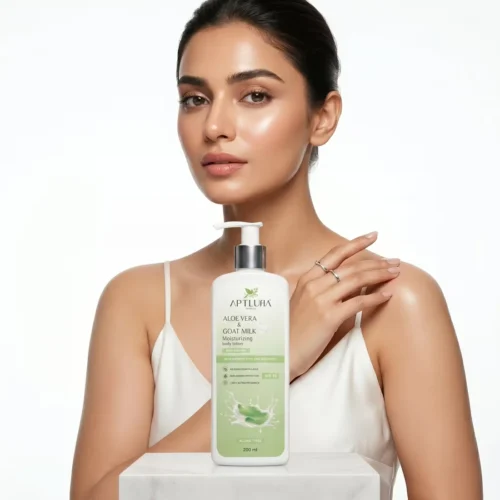 Aptlura Aloe Vera & Goat Milk Moisturizing Body Lotion 200ml
