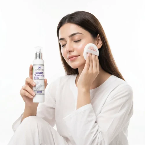 Aptlura Brightening Cleansing Milk – Makeup & Impurity Remover (200ml)