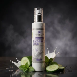 Aptlura Brightening Cleansing Milk – Makeup & Impurity Remover (200ml)
