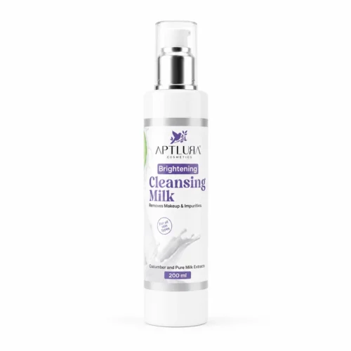 Aptlura Brightening Cleansing Milk – Makeup & Impurity Remover (200ml)