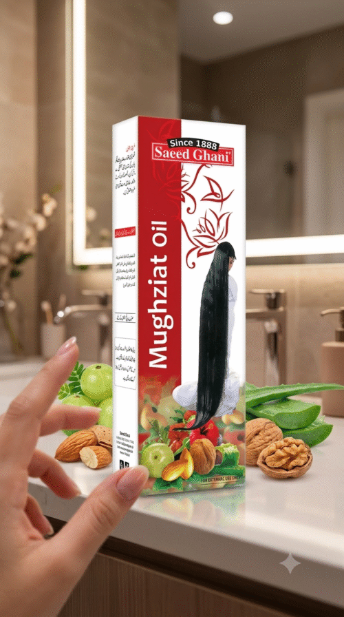 Saeed Ghani Mughziat Hair Oil.