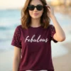 PRINTED CREW NECK T SHIRT