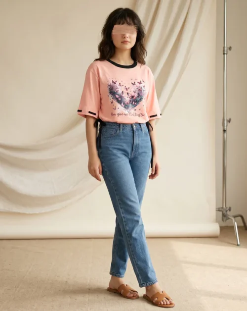 PRINTED LONG T SHIRT