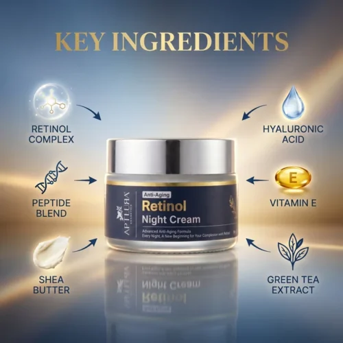 Retinol Night Cream – Anti-Aging Formula for Smooth 50ml