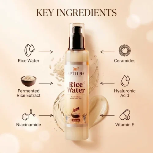 Aptlura Rice Water Hydrating Toner – Korean Glass Skin (200ml)