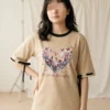PRINTED LONG T SHIRT